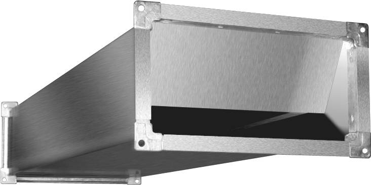 Шумоглушитель для прямоугольного воздушного канала SRr 500x250/1000