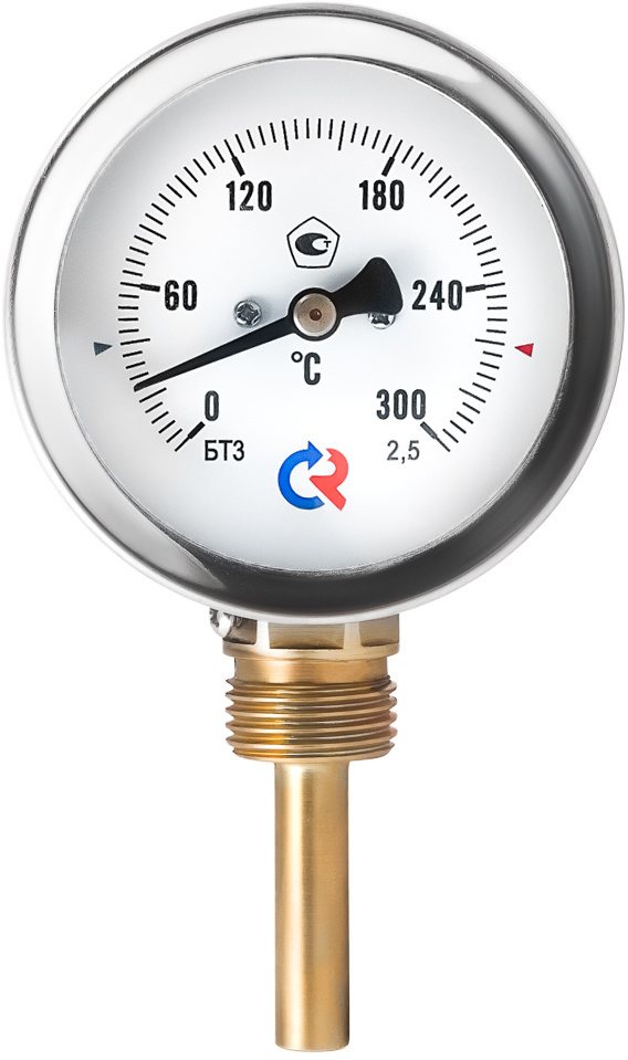 Термометр биметаллический радиальный БТ−3 2.211(0–120 °C) G1/2 46.2,5 от магазина maxiDOM.by