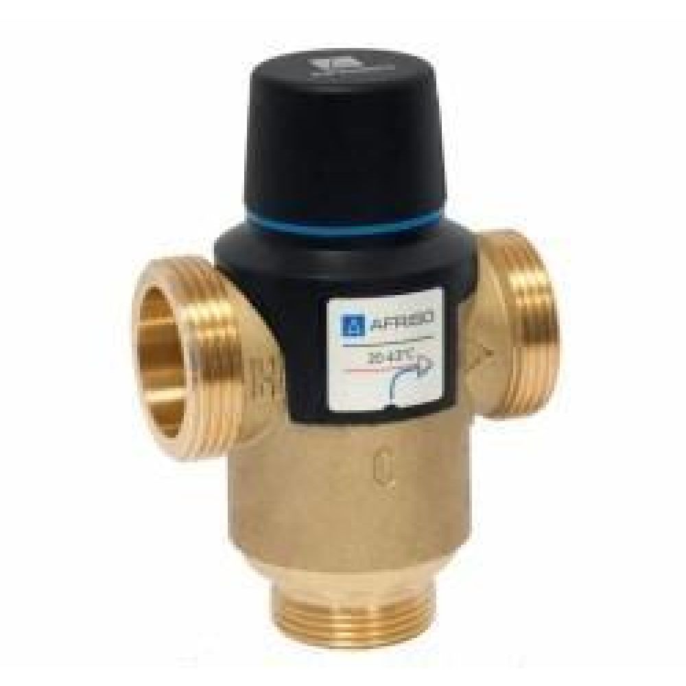 Термостатический смесительный клапан с наружной резьбой Afriso ATM763 Kvs 3.2 35-60C G1